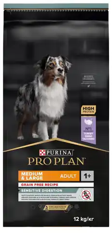 ⁨Purina Pro Plan Medium&Large Adult Optidigest z Indykiem - sucha karma dla psa - 12 kg⁩ w sklepie Wasserman.eu