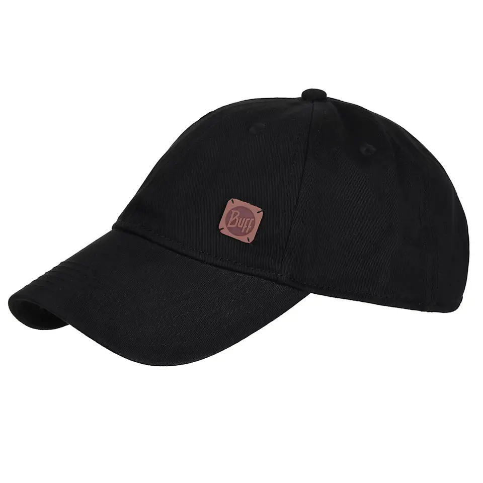 ⁨Buff Solid Black Head cap Cotton, Polyester⁩ at Wasserman.eu