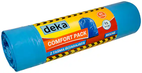 ⁨COMFORT PACK BAGS STRONG BLUE WITH TAPE 60L A15⁩ at Wasserman.eu