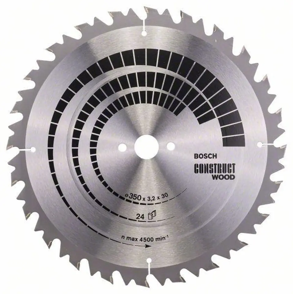 ⁨CIRCULAR SAW T CONSTRUCT WOOD 350*3,2*30/24⁩ at Wasserman.eu