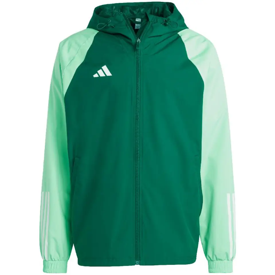 ⁨Kurtka adidas Tiro 23 Competition All Weather M (kolor Zielony, rozmiar L)⁩ w sklepie Wasserman.eu