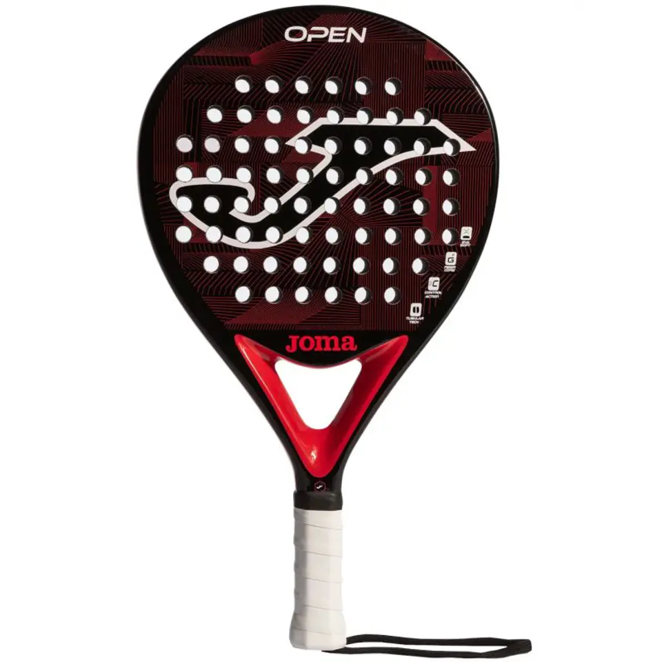 ⁨Rakieta do padla Joma Open Padel Racquet 400814 (kolor Czarny. Czerwony, rozmiar One size)⁩ w sklepie Wasserman.eu