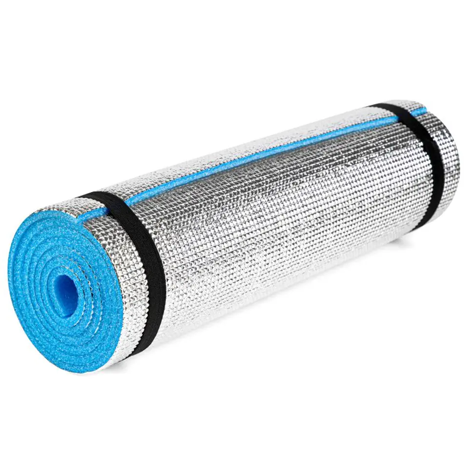 Karimata Spokey Eiger Alu (kolor Niebieski. Szary/Srebrny, rozmiar 180x50x0.8) w sklepie Wasserman.eu