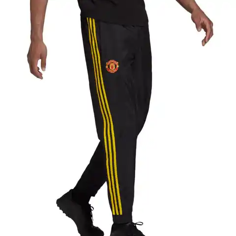 ⁨Spodnie adidas Manchester United F.C. Icon Woven Pant M (kolor Czarny, rozmiar S)⁩ w sklepie Wasserman.eu