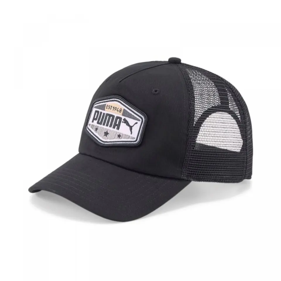 ⁨Czapka Puma Prime Trucker Cap 024046 (kolor Czarny, rozmiar OSFM)⁩ w sklepie Wasserman.eu