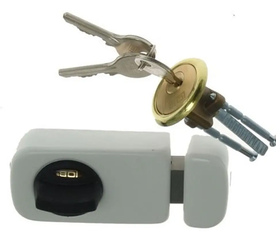 SURFACE LOCK 3 KEYS TB61 60MM GRAPHITE at Wasserman.eu