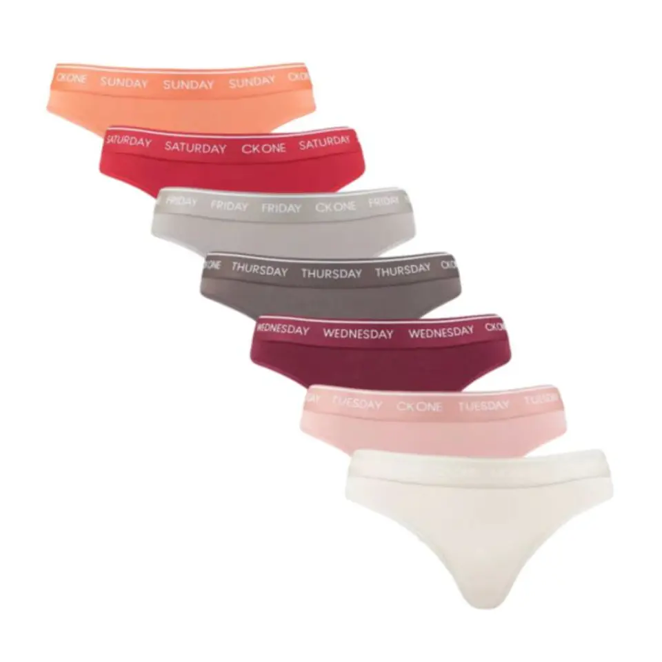 ⁨Stringi Calvin Klein Thong 7Pk W (kolor Wielokolorowy)⁩ w sklepie Wasserman.eu