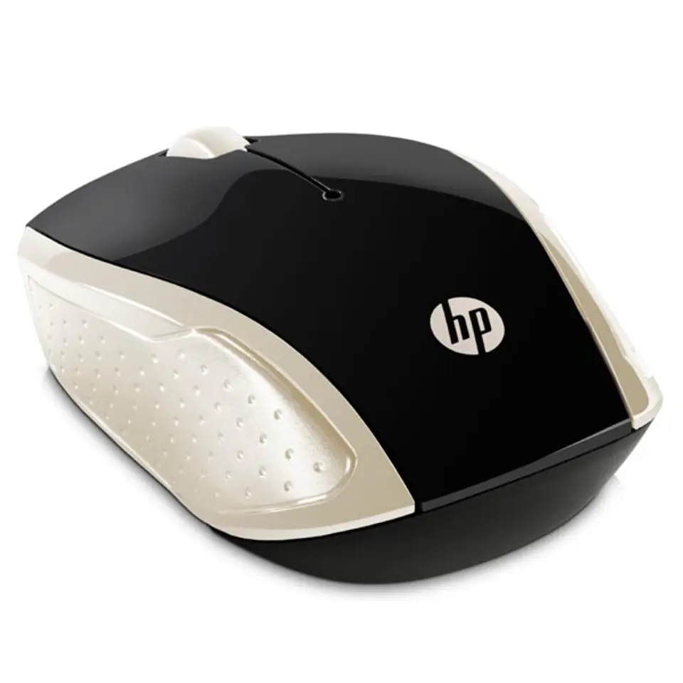 Mysz bezprzewodowa, HP 200 Gold, zÂłota, optyczna, 1000DPI w sklepie Wasserman.eu