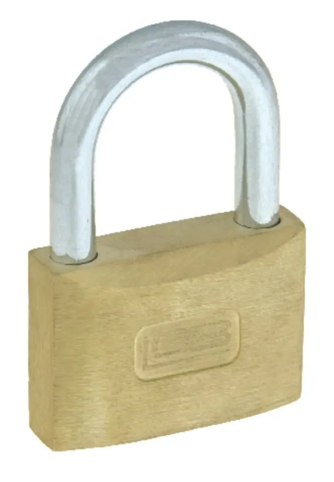 ⁨PADLOCK BRASS, LATCH KM40 3 KEYS⁩ at Wasserman.eu