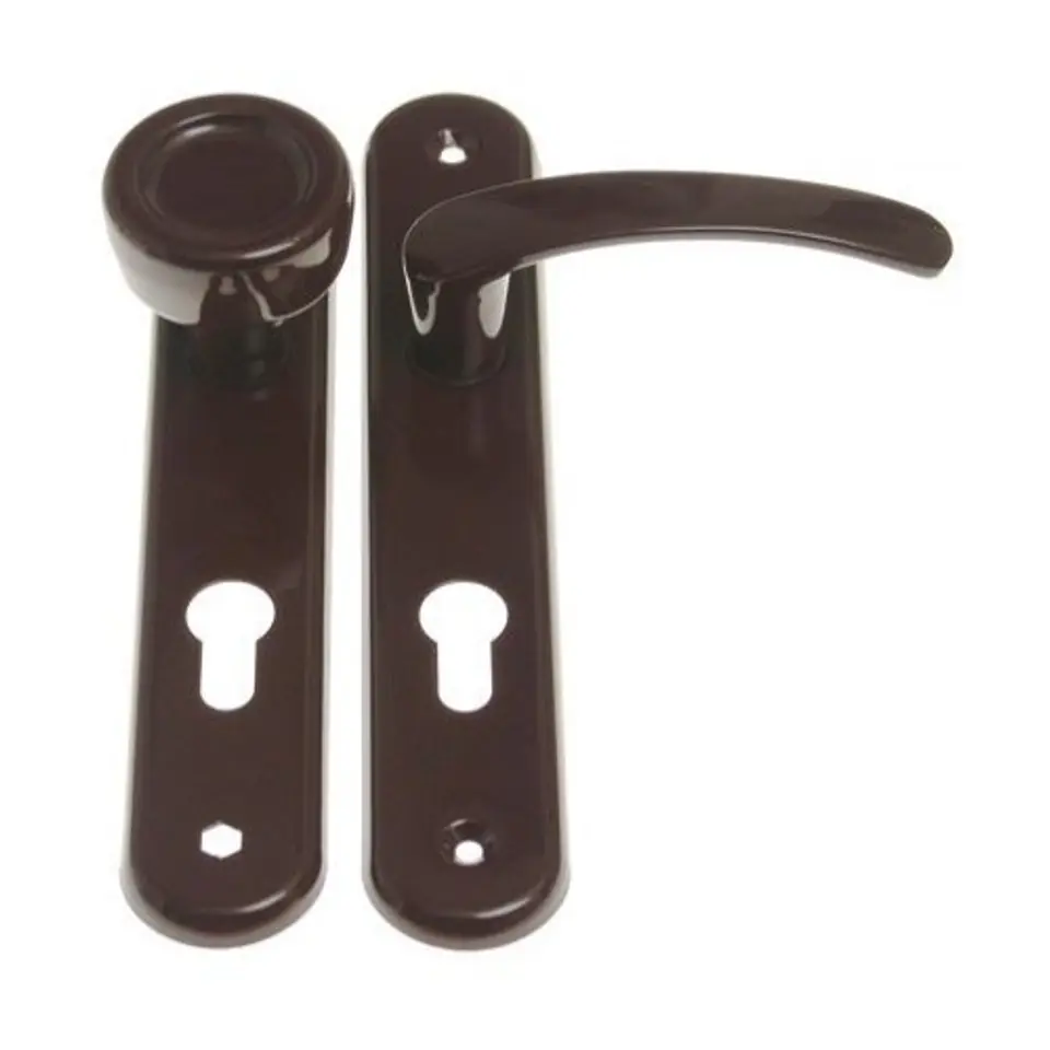 ⁨KNOB-HANDLE PAINTED BROWN INSERT 72⁩ at Wasserman.eu