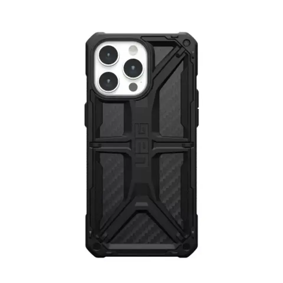 ⁨Etui UAG Monarch - obudowa ochronna do iPhone 15 Pro Max (carbon fiber)⁩ w sklepie Wasserman.eu