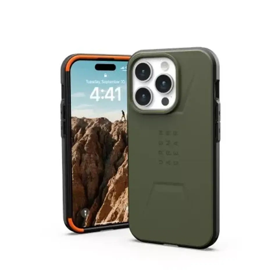 ⁨Etui UAG Civilian Magsafe - obudowa ochronna do iPhone 15 Pro (olive)⁩ w sklepie Wasserman.eu