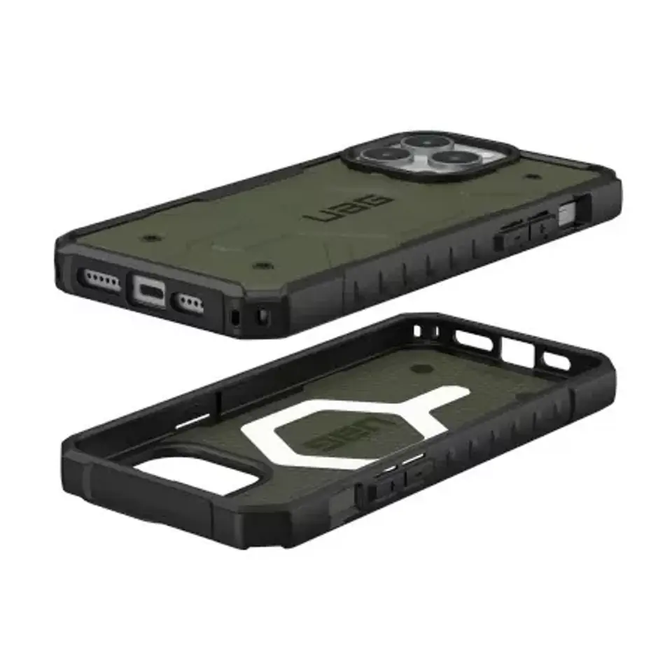 ⁨Etui UAG Pathfinder Magsafe - obudowa ochronna do iPhone 15 Pro Max (olive)⁩ w sklepie Wasserman.eu