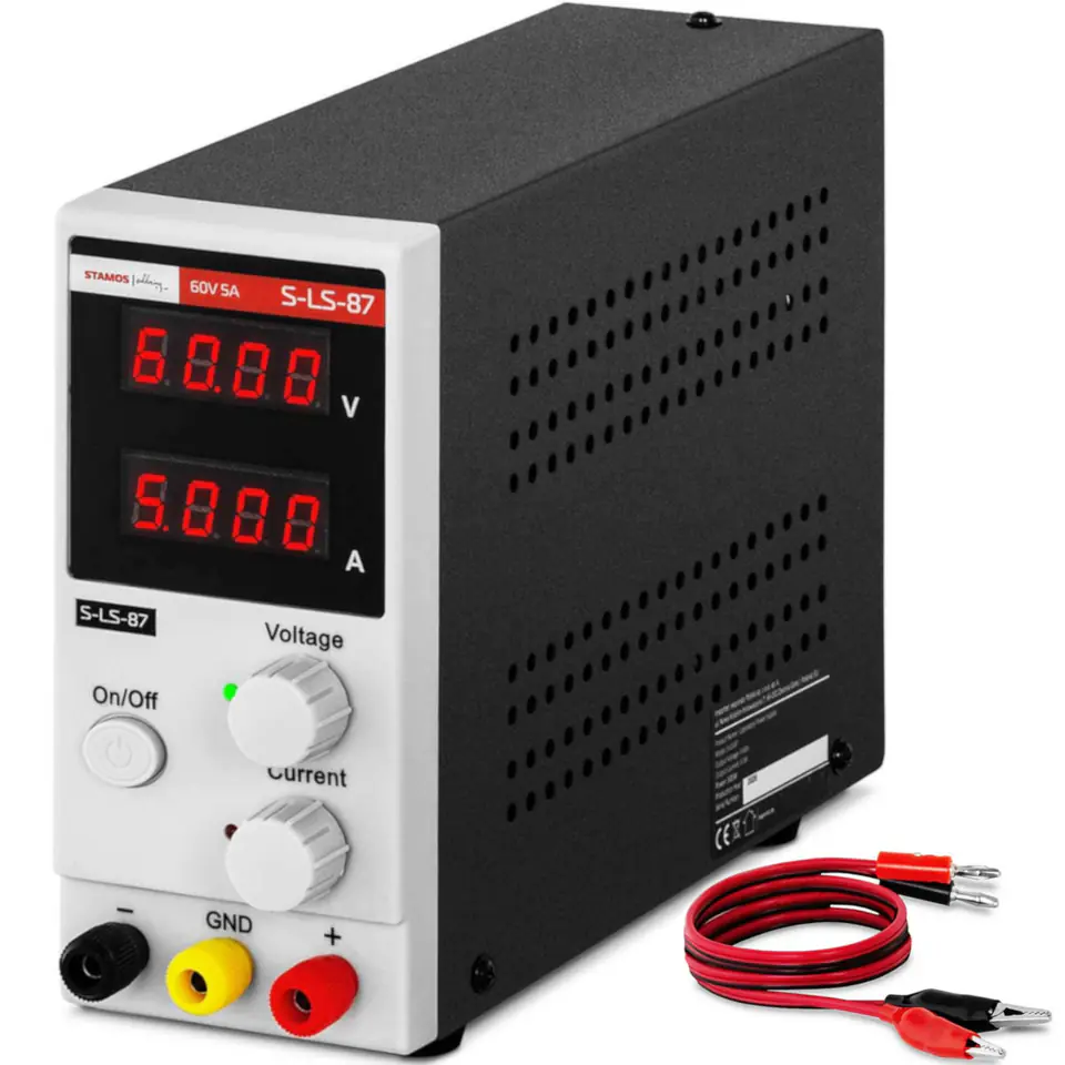 ⁨Zasilacz laboratoryjny serwisowy 0-60 V 0-5 A 300 W⁩ w sklepie Wasserman.eu