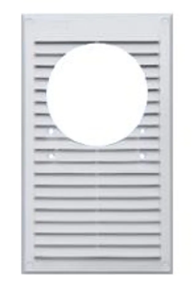 ⁨CANISTER GRILLE 175*295MM FI120MM WHITE⁩ at Wasserman.eu