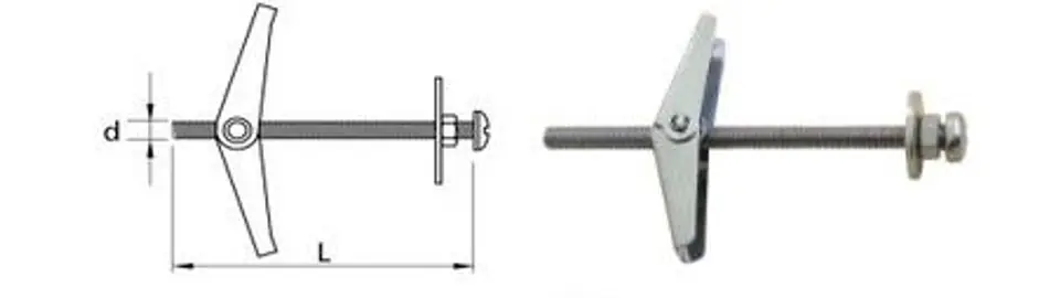 ⁨KOTWA STALOWA PARASOLKA 4*50MM⁩ w sklepie Wasserman.eu