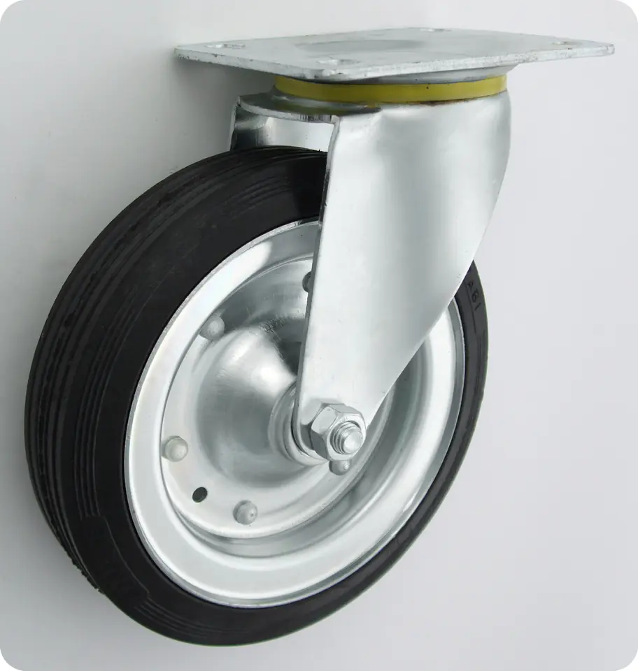 KOŁO METAL-GUMA 200MM OBUDOWA SKRĘTNA 62 w sklepie Wasserman.eu
