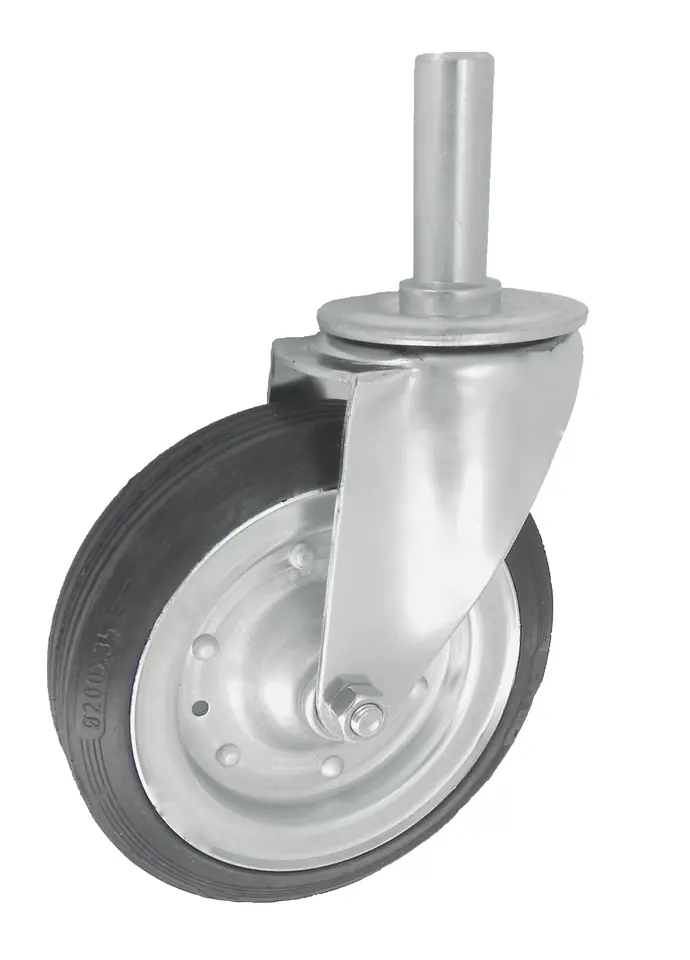 KOŁO METAL-GUMA 200MM OBUDOWA Z TRZPIENIEM 64 w sklepie Wasserman.eu