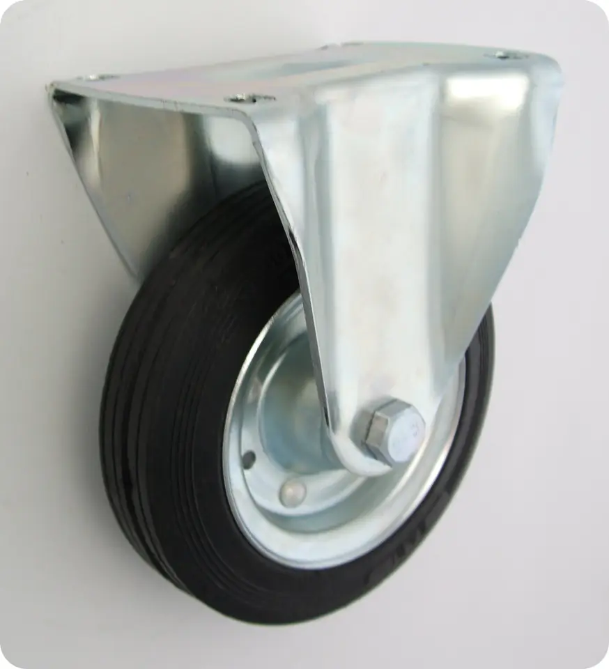 ⁨METAL-RUBBER WHEEL 160MM HOUSING FIXED 43⁩ at Wasserman.eu