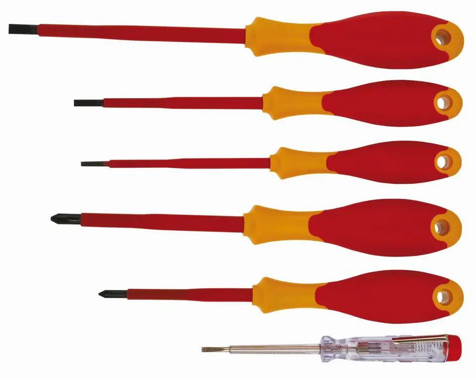 ⁨ELECTRIC SCREWDRIVERS 5 PCS + SAMPLER 1000V⁩ at Wasserman.eu