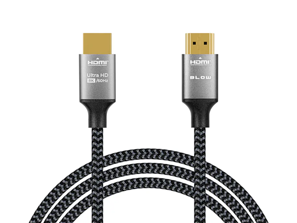 ⁨Kabel HDMI 8k Blow 5 metrów, plecionka⁩ w sklepie Wasserman.eu