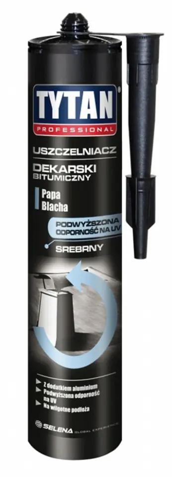 ⁨USZCZELNIACZ DEKARSKI KAUCZUKOWY TYTAN 280ML CZERWONY⁩ w sklepie Wasserman.eu