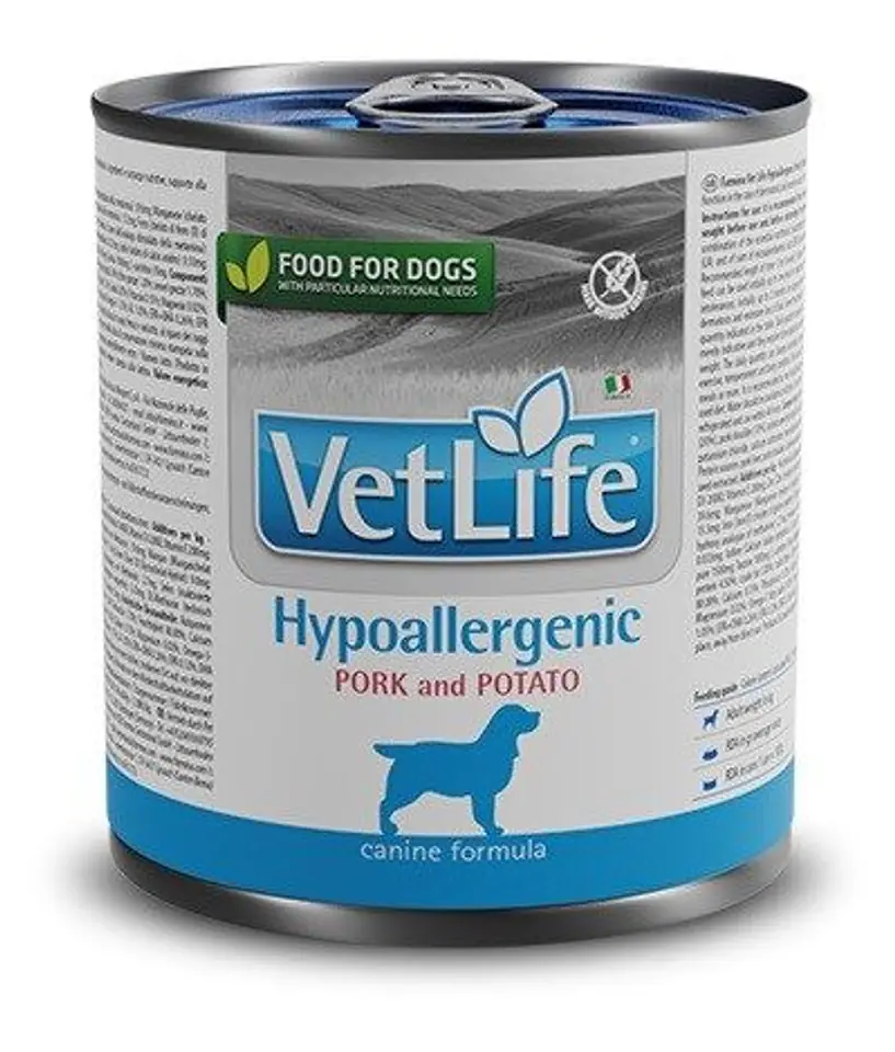 ⁨FARMINA Vet Life Hypoallergenic Pork & Potato - Wet dog food - 300 g⁩ at Wasserman.eu