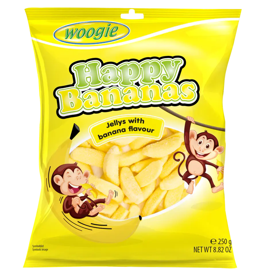 ⁨Woogie Happy Bananas 250 g⁩ w sklepie Wasserman.eu