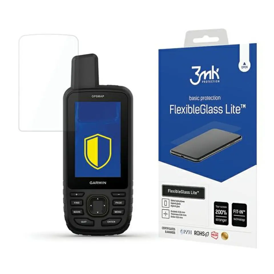 ⁨3MK FlexibleGlass Lite Garmin GPSMAP 67Szkło Hybrydowe Lite⁩ w sklepie Wasserman.eu