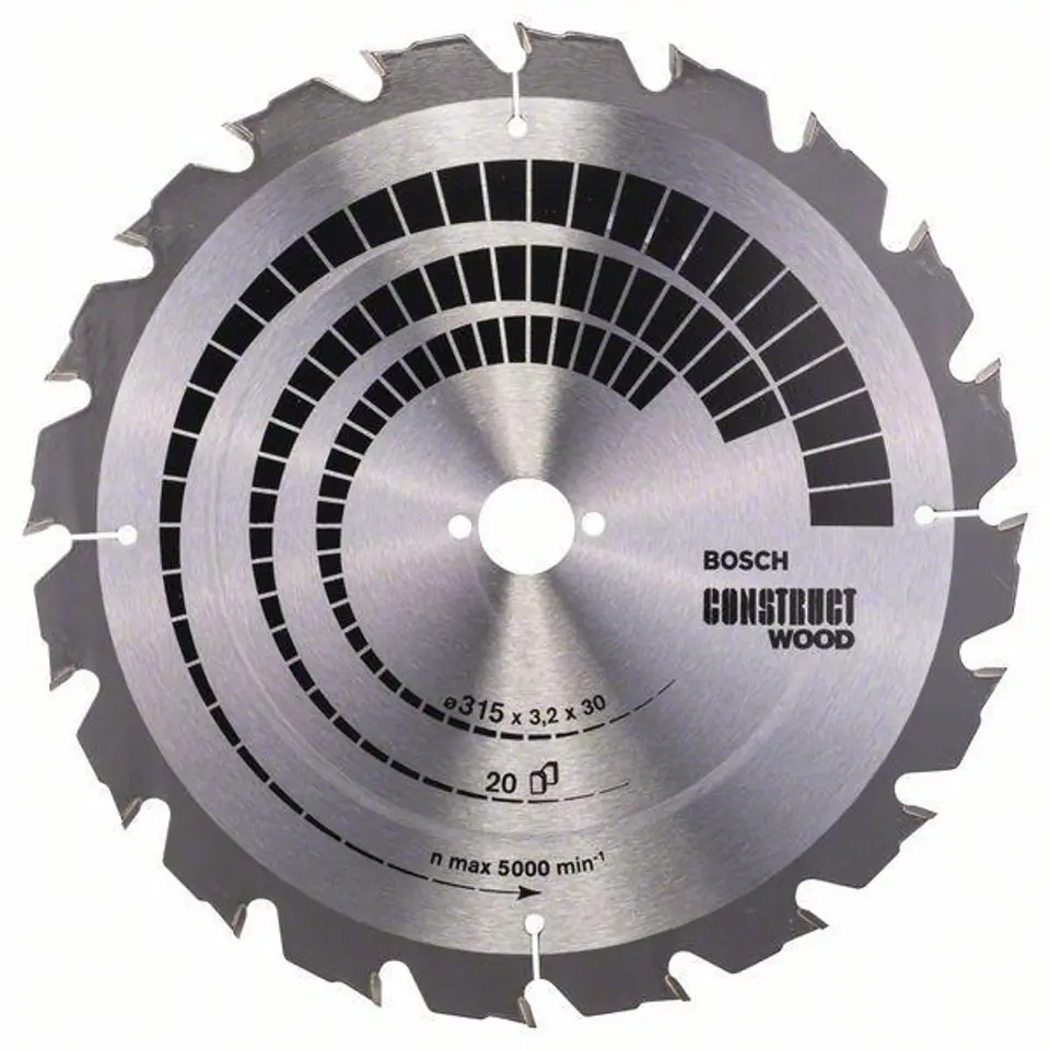 ⁨CIRCULAR SAW T CONSTRUCT WOOD 315*3,2*30/Z20⁩ at Wasserman.eu