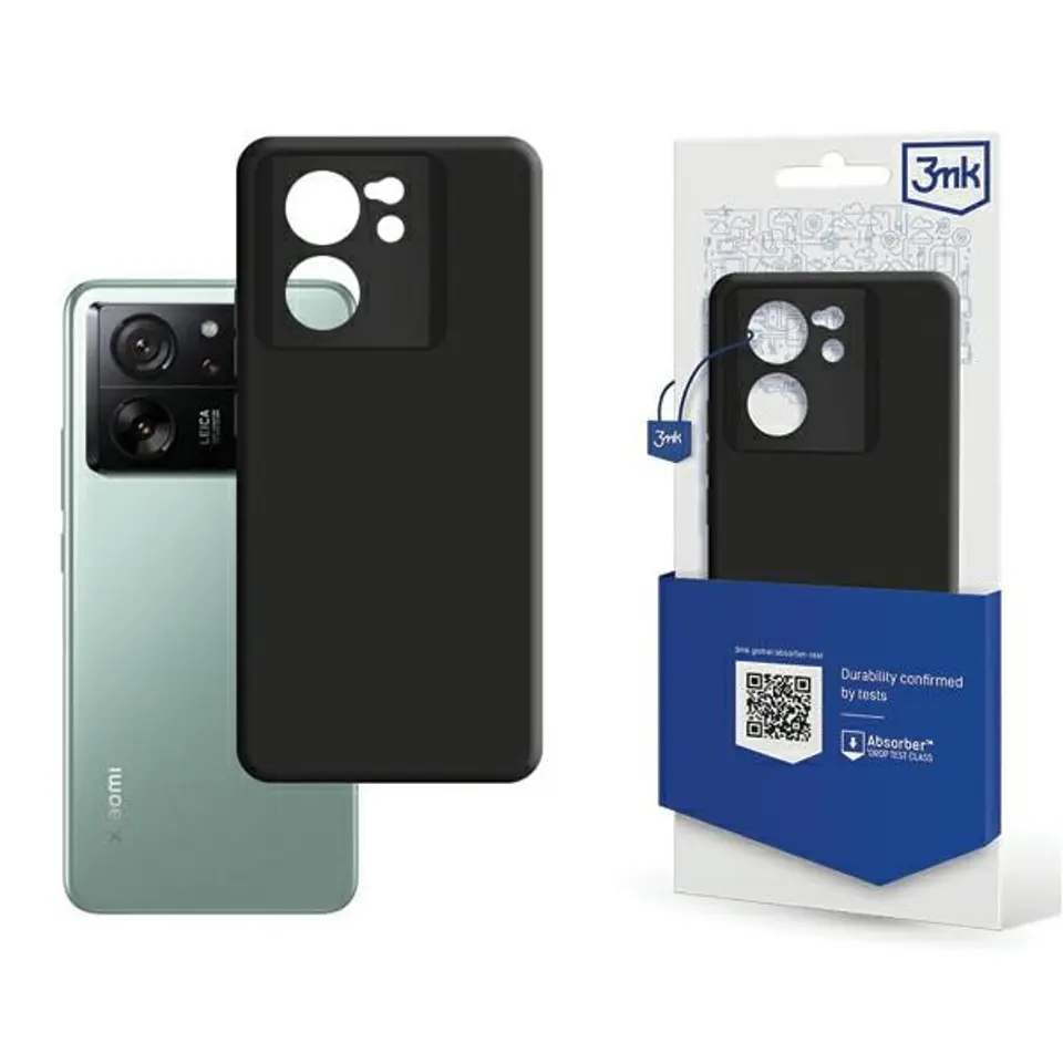 ⁨3MK Matt Case Xiaomi 13T Proczarny/black⁩ w sklepie Wasserman.eu