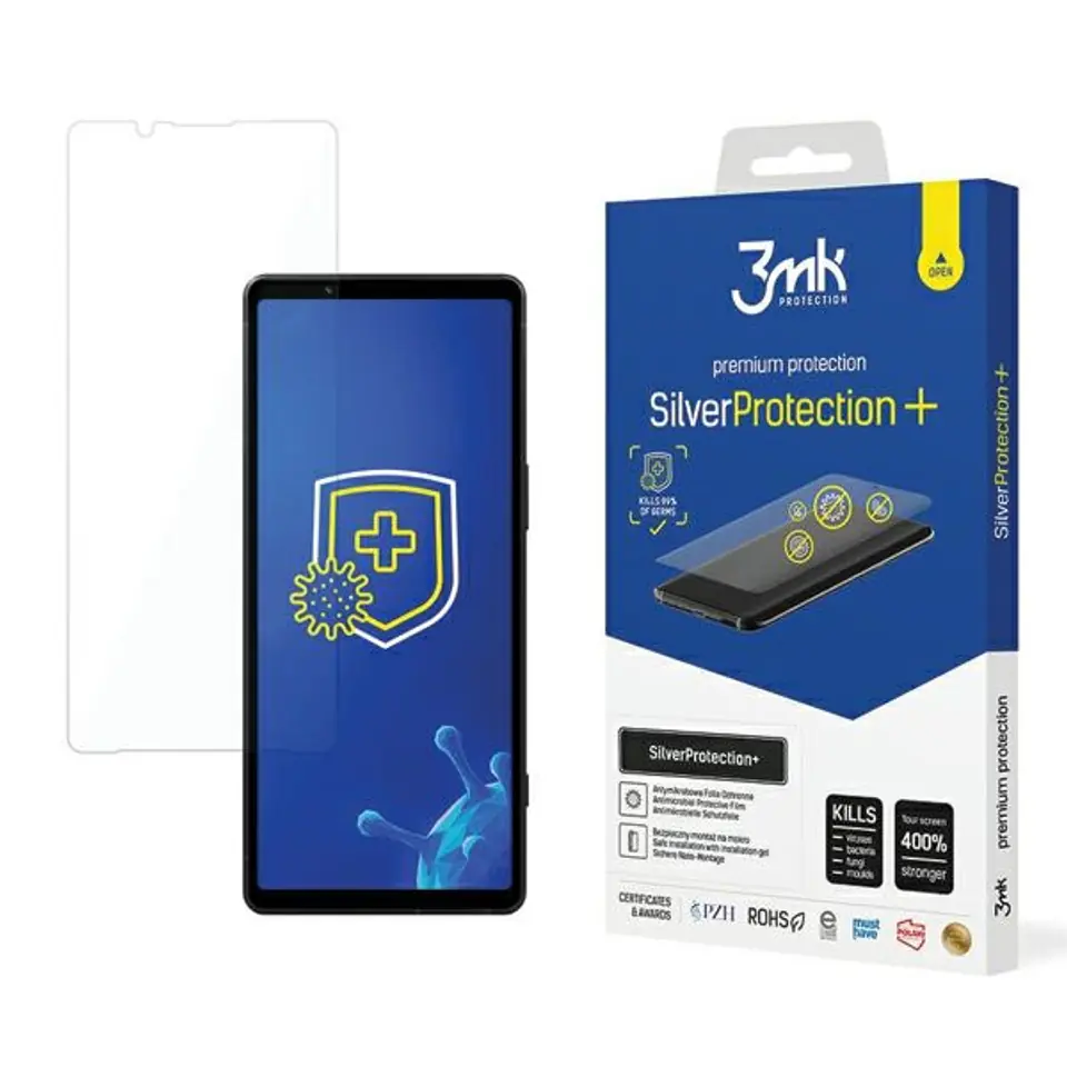 ⁨3MK SilverProtect+ Sony Xperia 5 V Folia Antymikrobowa montowana na mokro⁩ w sklepie Wasserman.eu