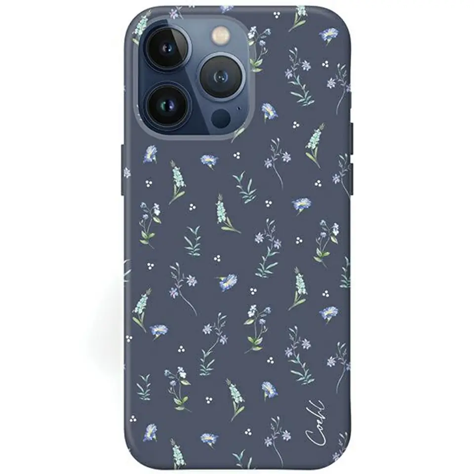 ⁨UNIQ etui Coehl Prairie iPhone 15 Pro 6.1"  granatowy/lavender blue⁩ w sklepie Wasserman.eu