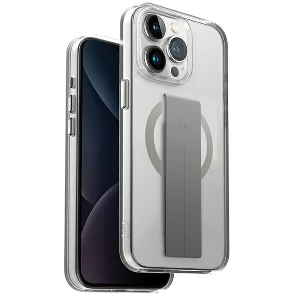 ⁨UNIQ etui Heldro Mag iPhone 15 Pro 6.1" Magclick Charging przeźroczysty/lucent clear⁩ w sklepie Wasserman.eu