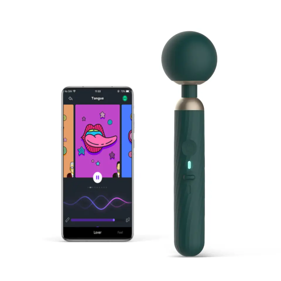 Magic Motion - Zenith App Controlled Cordless Smart Wand Green at Wasserman.eu