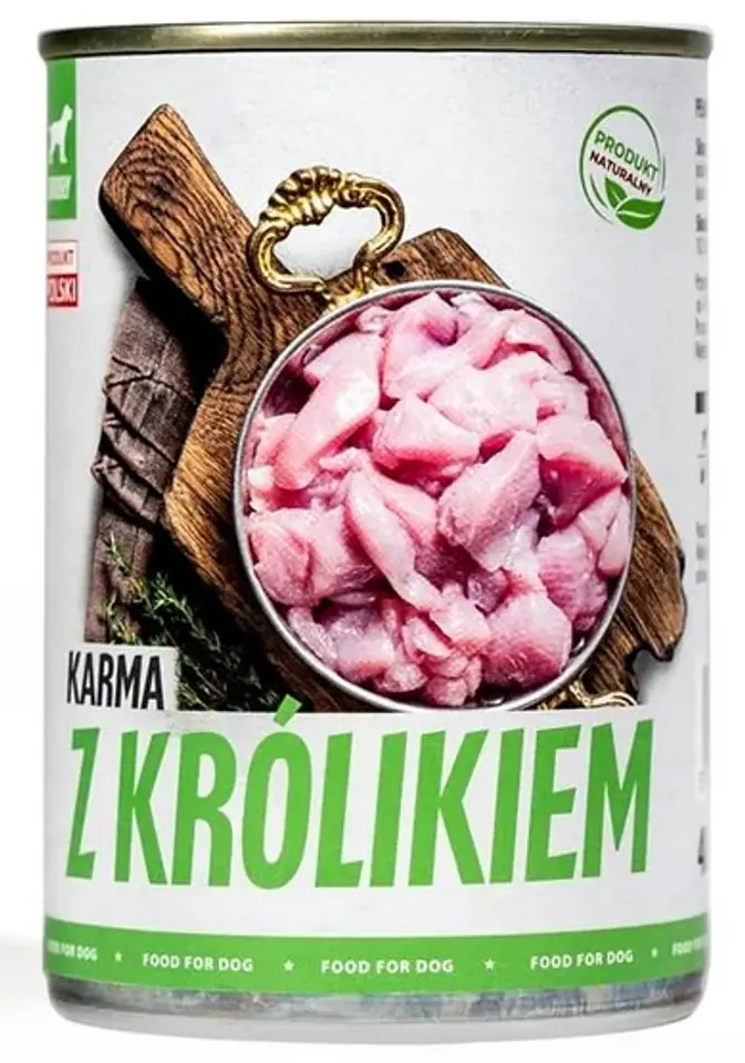 ⁨TUF TUF Mielonka z królikiem puszka 400g⁩ w sklepie Wasserman.eu