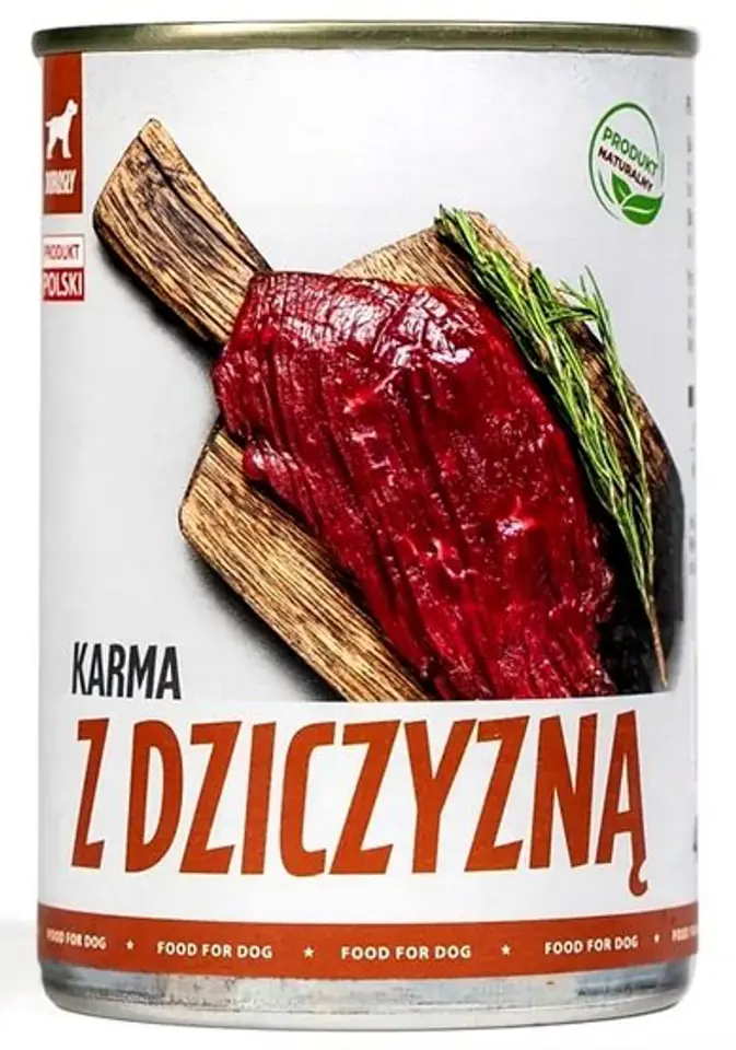 ⁨TUF TUF Mielonka z dziczyzną puszka 400g⁩ w sklepie Wasserman.eu