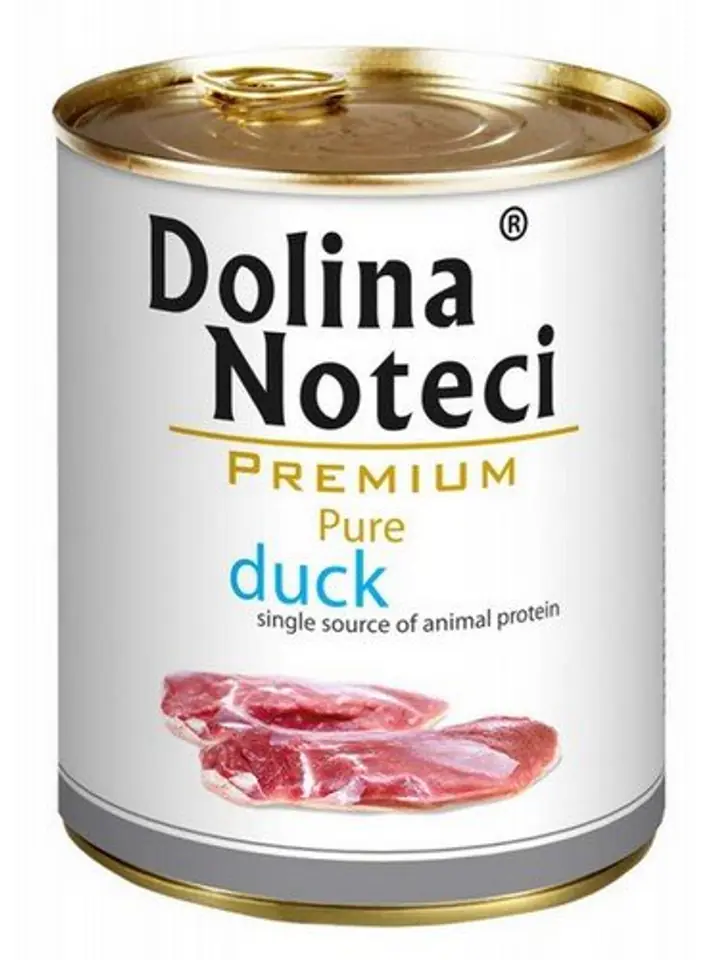 ⁨Dolina Noteci Premium Pies Pure Kaczka puszka 800g⁩ w sklepie Wasserman.eu