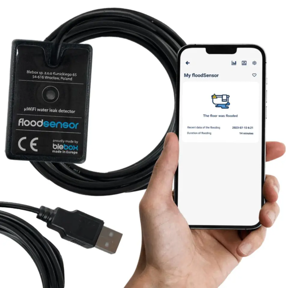 Czujnik zalania floodsensor Blebox w sklepie Wasserman.eu
