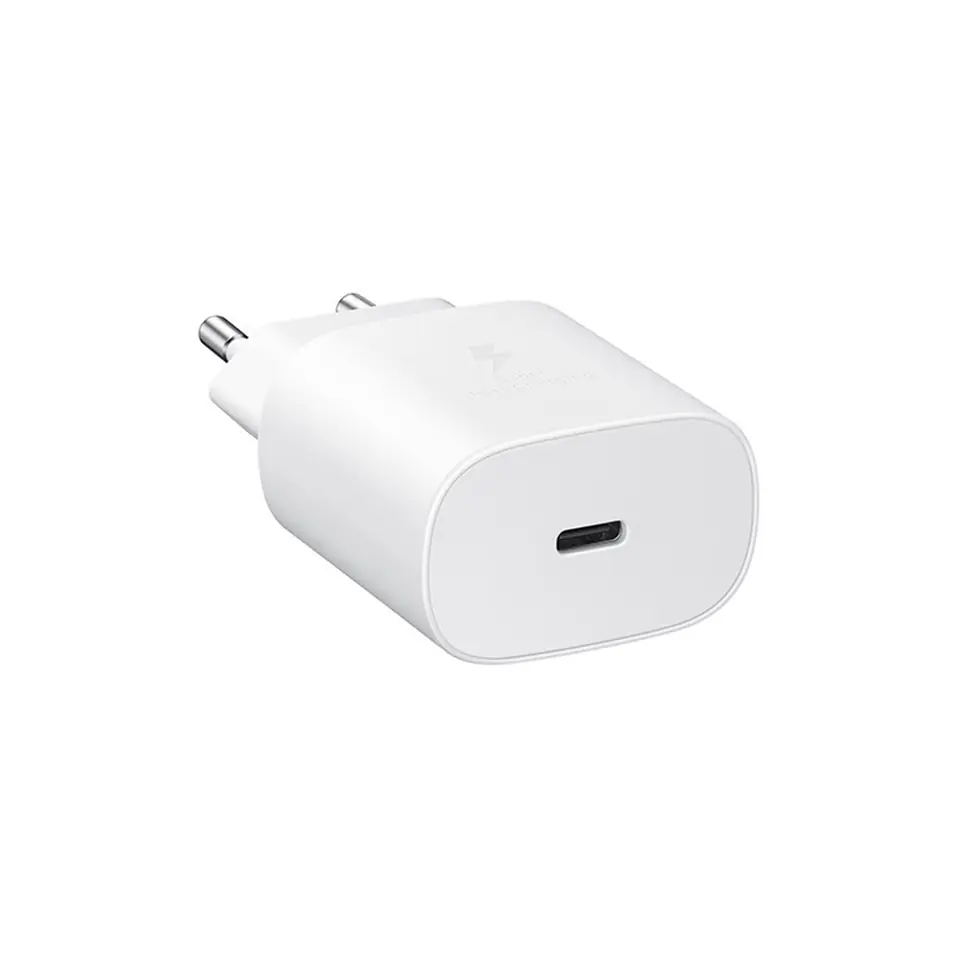 ⁨Wall charger 3.6A 25W Fast Power Delivery PD USB-C Type-C Single White⁩ at Wasserman.eu