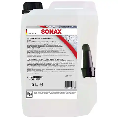 ⁨Sonax Plastic Cleaner Interior 5L⁩ w sklepie Wasserman.eu