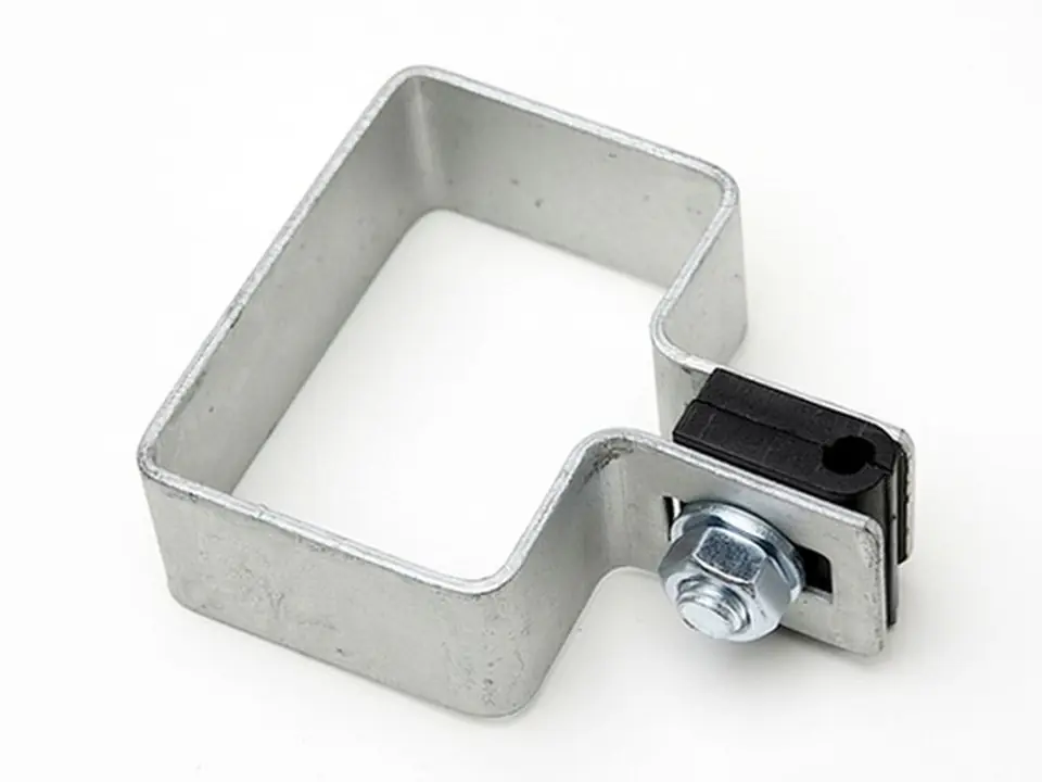 ⁨GALVANIZED MOUNTING CLAMP 60*40MM END/START⁩ at Wasserman.eu