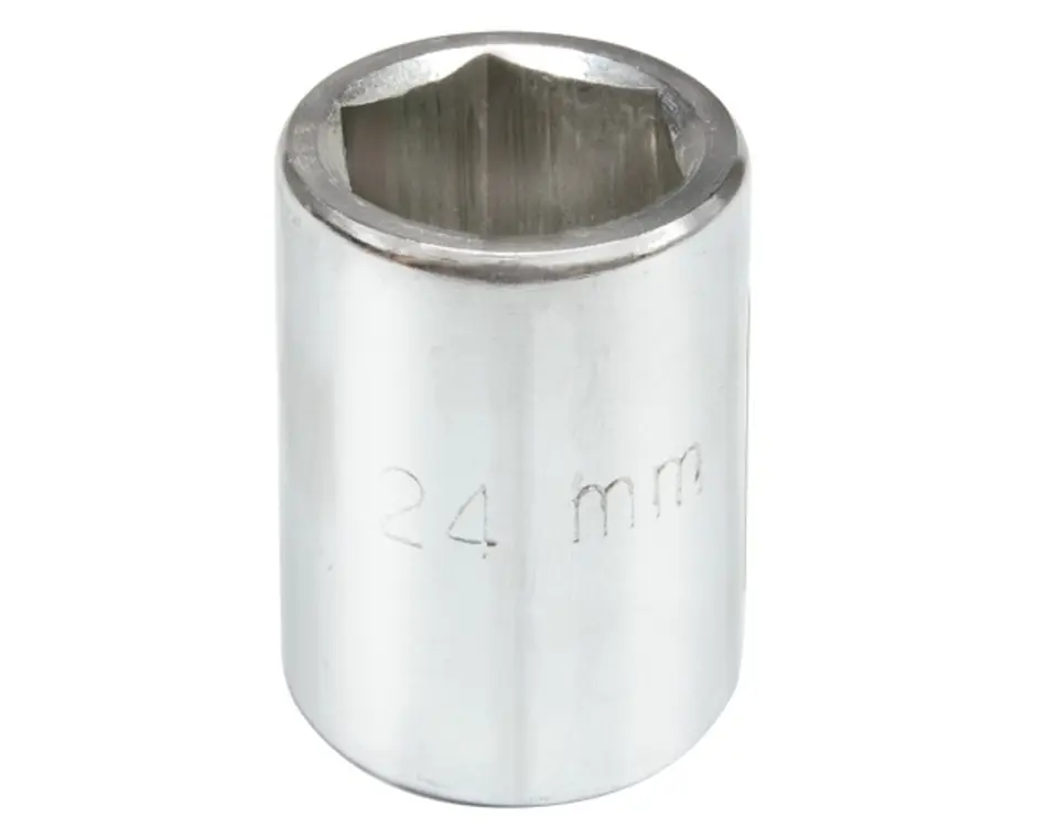 ⁨SHORT 6-POINT CHROME-PLATED 3/4'' 22MM⁩ at Wasserman.eu