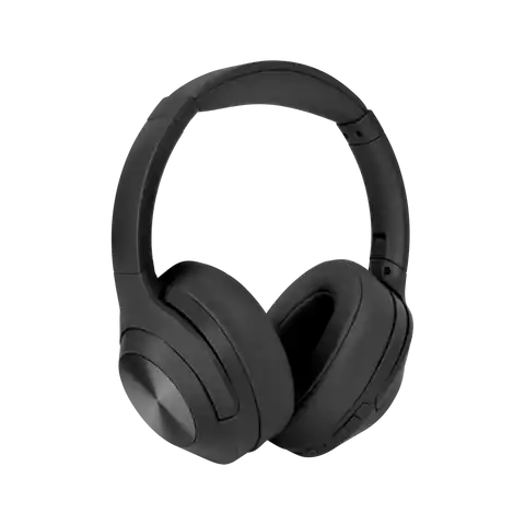 ⁨Bezprzewodowe słuchawki nauszne Kruger&Matz F2 , kolor czarny⁩ w sklepie Wasserman.eu