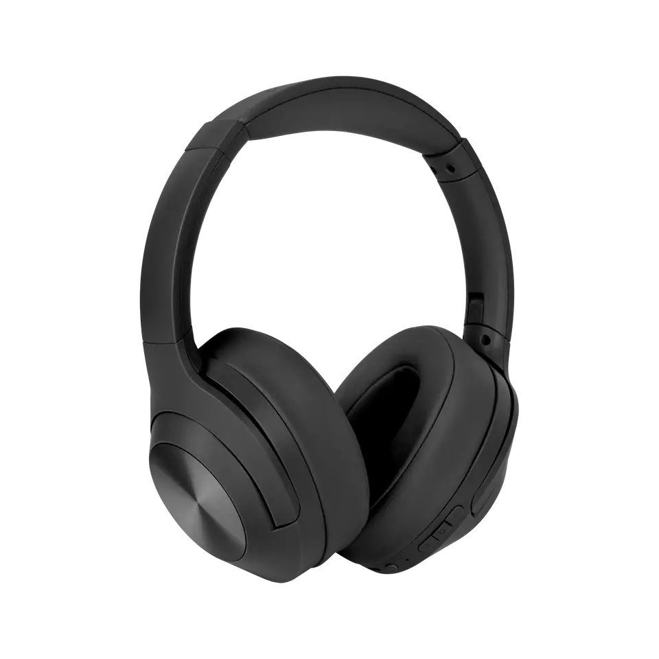 ⁨Wireless over-ear headphones Kruger&Matz F2, black⁩ at Wasserman.eu