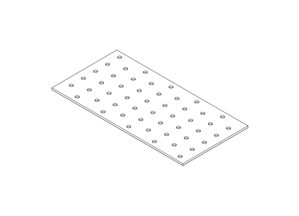 ⁨MOUNTING PLATE 1200*40*2.0MM⁩ at Wasserman.eu