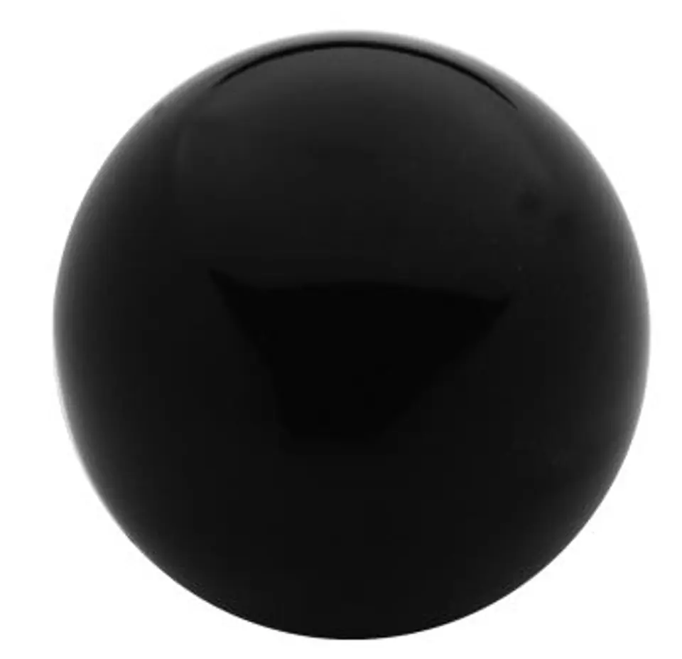 ⁨BAKELITE HANDLE 'BALL' BLACK M8*32MM DIN319C⁩ at Wasserman.eu