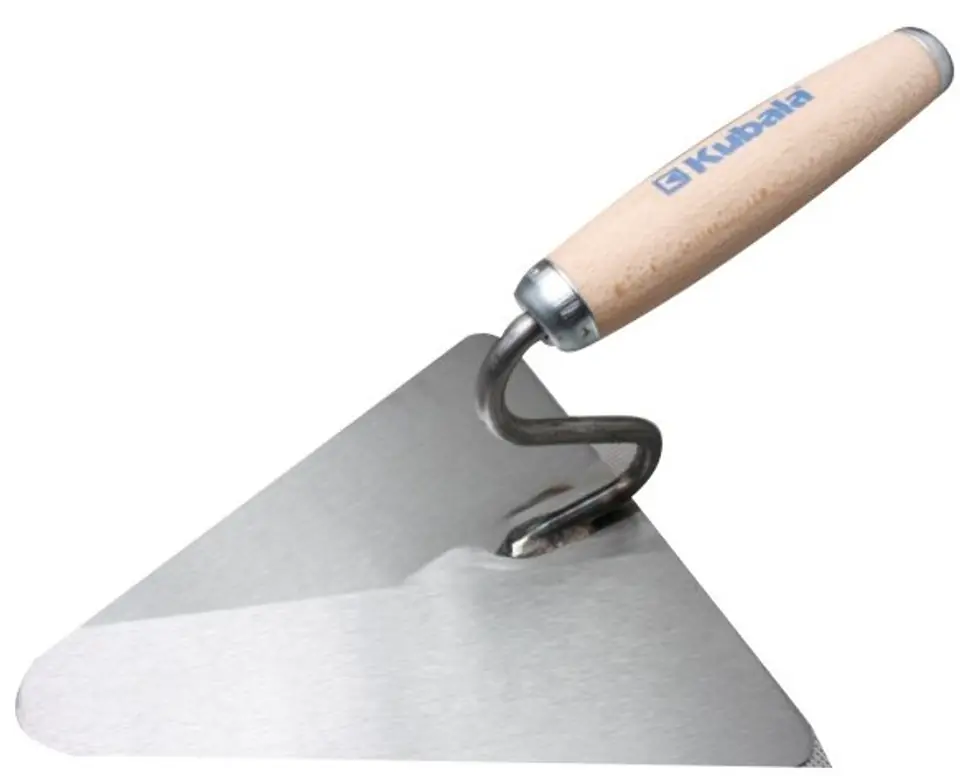 ⁨TRIANGULAR STEEL TROWEL 220*215MM⁩ at Wasserman.eu