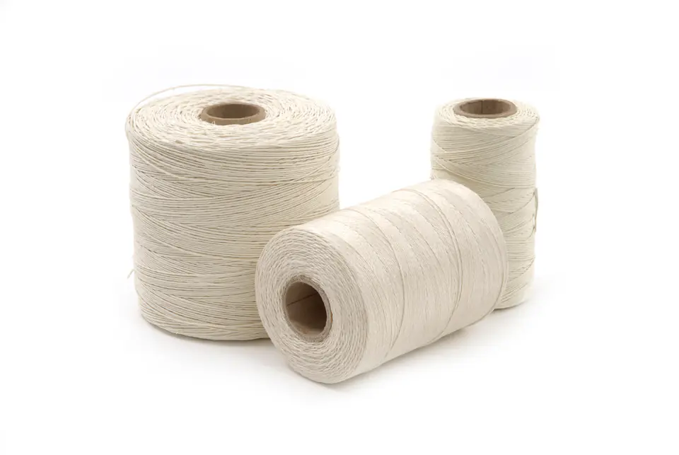 ⁨LINEN-BLEACHED THREAD POLISHED DRAFFE TEX 150*3 10DKG⁩ at Wasserman.eu