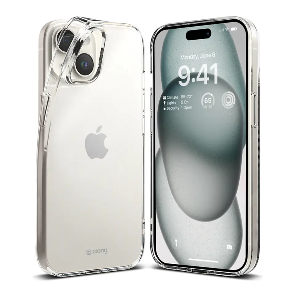 Case iPhone 15 Crystal Slim Cover at Wasserman.eu